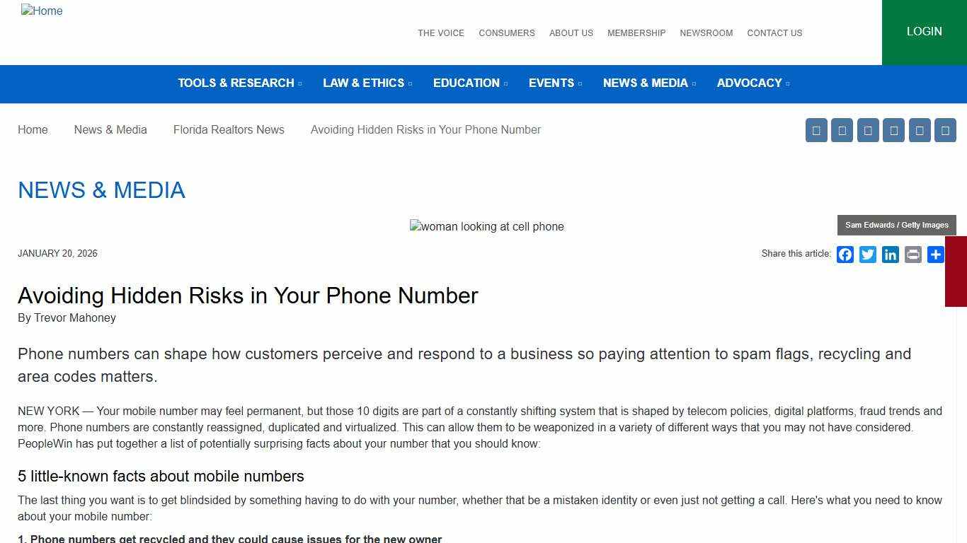 Avoiding Hidden Risks in Your Phone Number Florida Realtors